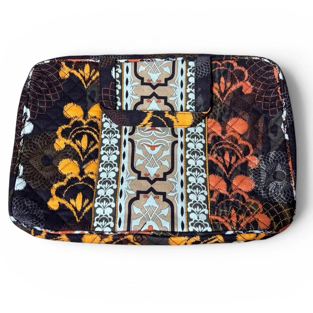 Quilted Cosmetic Travel Bag Boho Compartments